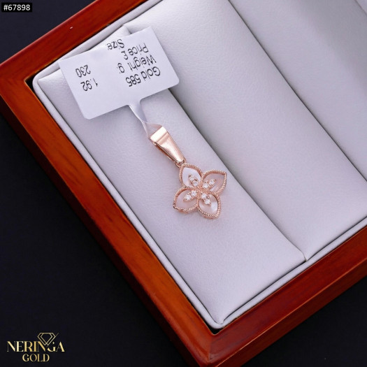 Rose gold pendant #67898