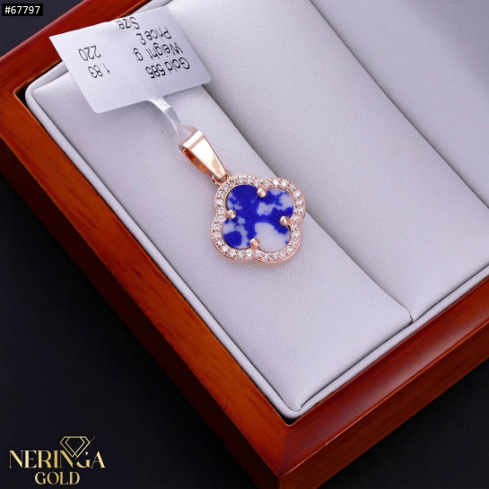 Rose gold pendant #67797