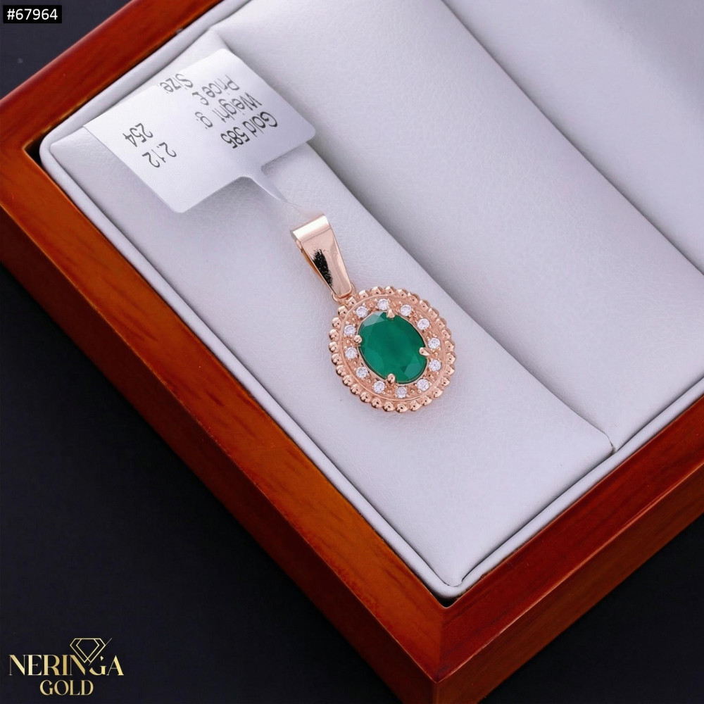 Rose gold pendant #67964