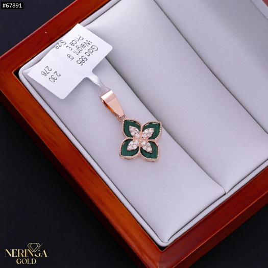 Rose gold pendant #67891
