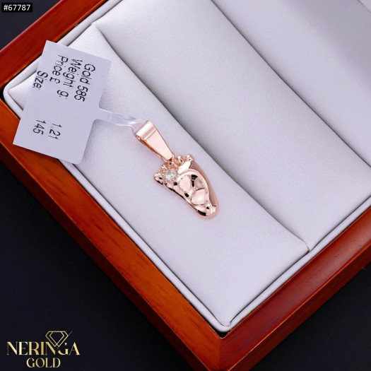 Rose gold pendant #67787