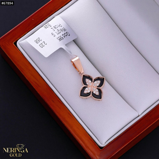 Rose gold pendant #67894