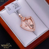 Rose gold cross pendant #66431