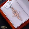Rose gold cross pendant #66429
