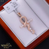 Rose gold cross pendant #66428