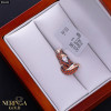 Rose gold clip and brooche #66444