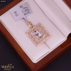Rose gold zodiac sign pendant #59878