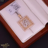Rose gold zodiac sign pendant #59874