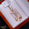 Rose gold zodiac sign pendant #66489