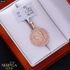 Rose gold zodiac sign pendant #66461