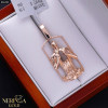 Rose gold zodiac sign pendant #66490