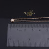 Rose gold necklace set #69261