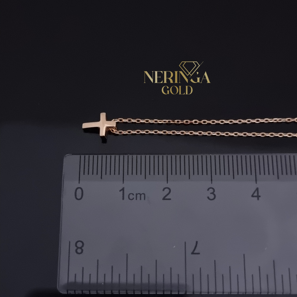 Rose gold necklace set #69264