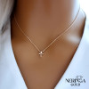 Rose gold necklace set #69264