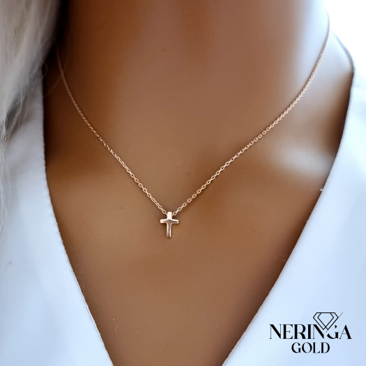 Rose gold necklace set #69264