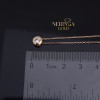 Rose gold necklace set #69237