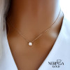 Rose gold necklace set #69237