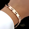 Rose gold bracelet #63034