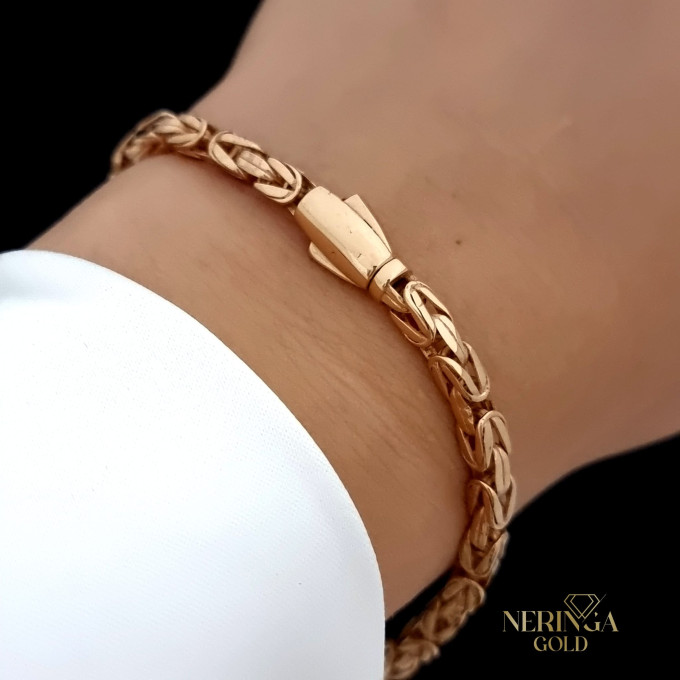 Rose gold full-bodied bracelet #61782
