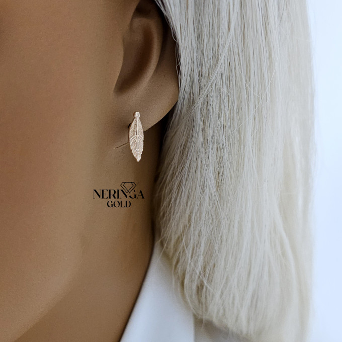 Rose gold stud earrings #60756 Rose gold stud earrings #60756