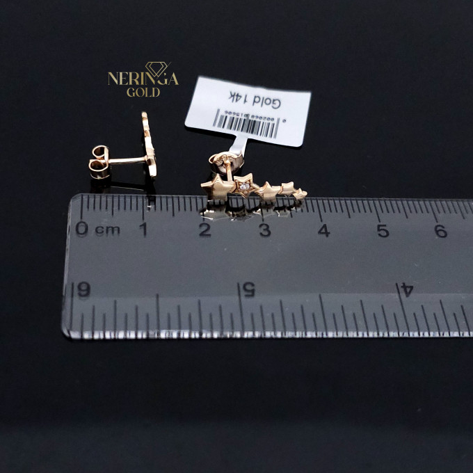 Rose gold stud earrings #60734 Rose gold stud earrings #60734