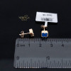 Rose gold stud earrings #63147