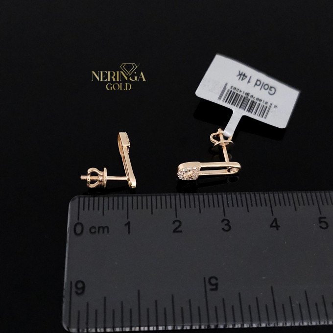 Rose gold stud earrings #60746 Rose gold stud earrings #60746