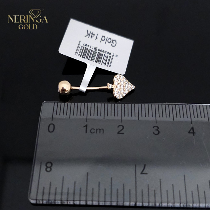 Rose gold navel piercing #66063 Rose gold navel piercing #66063