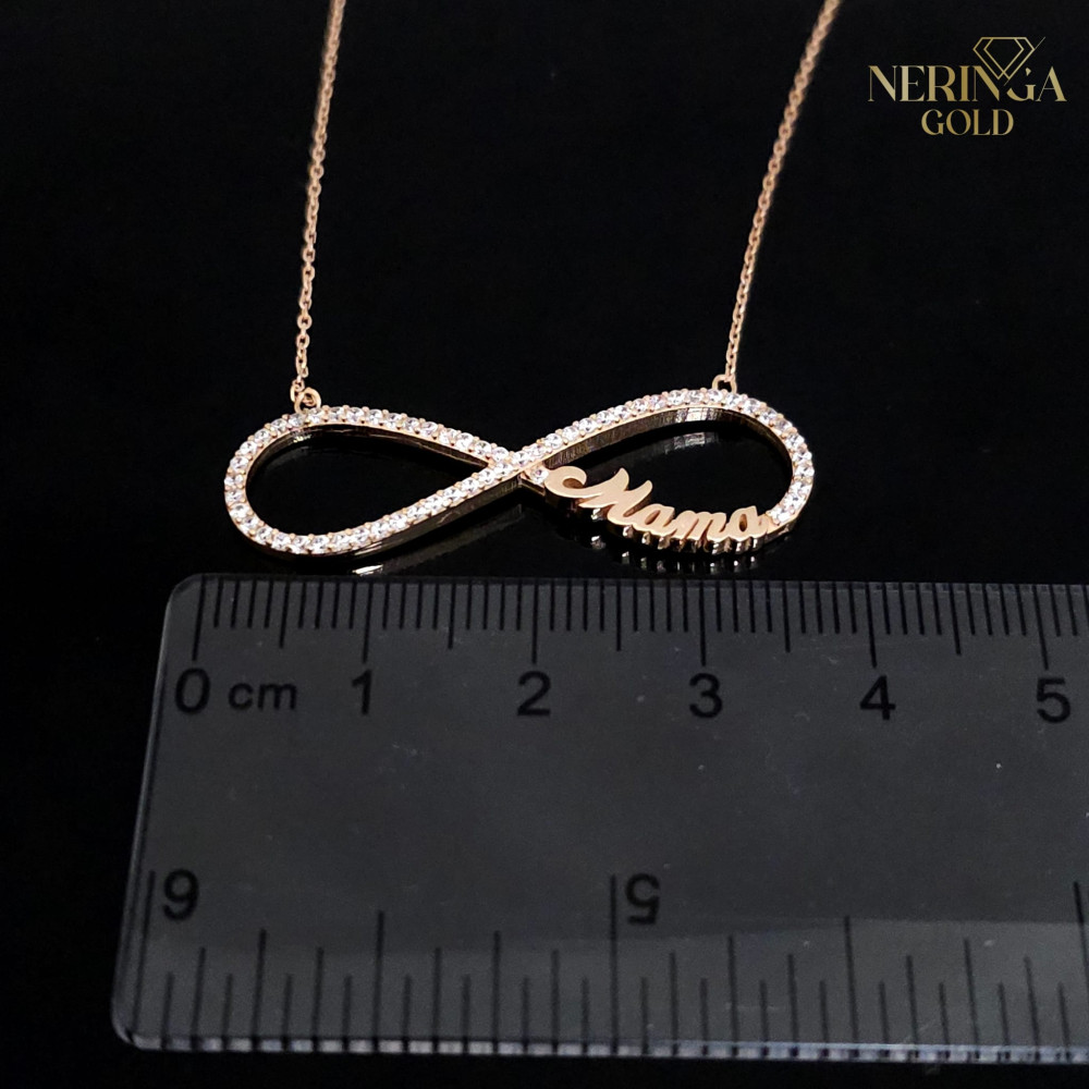 Rose gold necklace set #66589