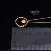 Rose gold necklace set #66634 Rose gold necklace set #66634