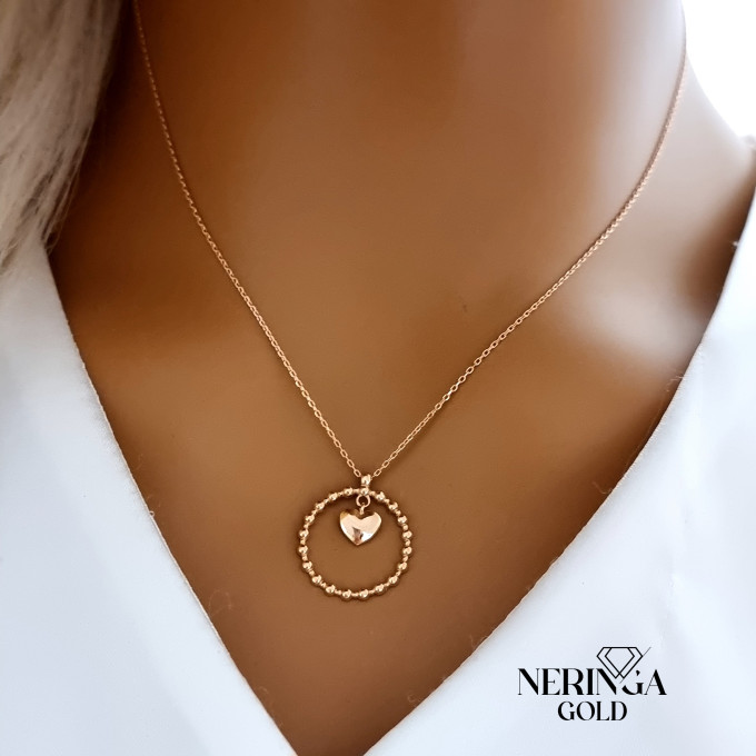 Rose gold necklace set #66634 Rose gold necklace set #66634