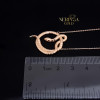 Rose gold necklace set #66605 Rose gold necklace set #66605