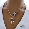 Rose gold pendant #68809