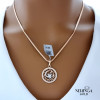 Rose gold zodiac sign pendant #61561
