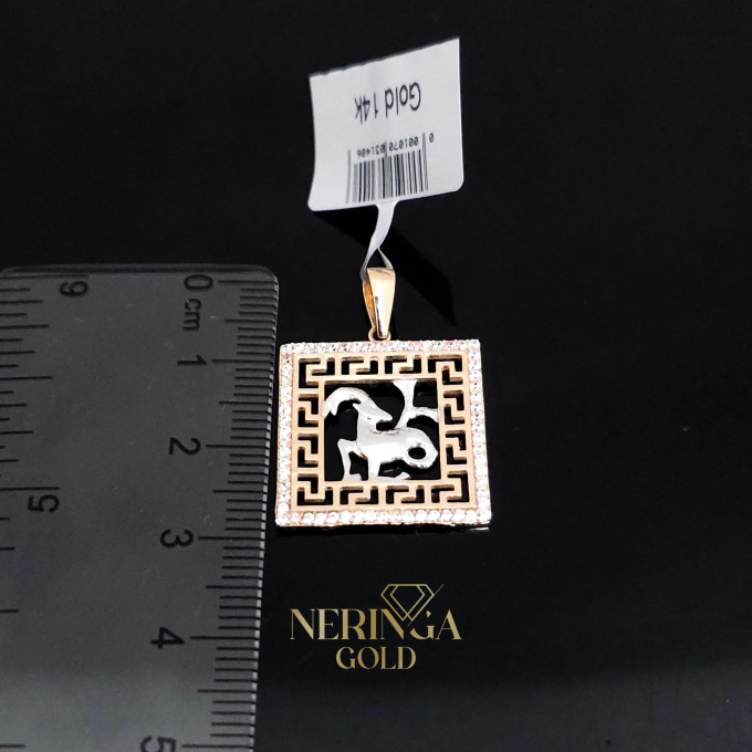 Rose gold zodiac sign pendant #59879 Rose gold zodiac sign pendant #59879