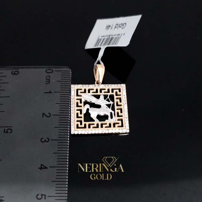 Rose gold zodiac sign pendant #59878 Rose gold zodiac sign pendant #59878