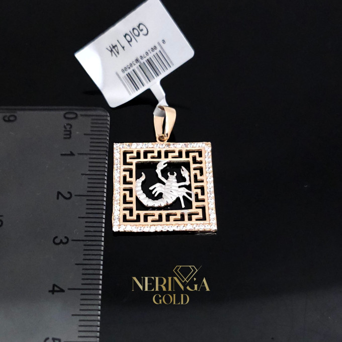 Rose gold zodiac sign pendant #59877 Rose gold zodiac sign pendant #59877