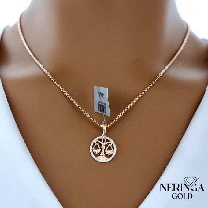 Rose gold zodiac sign pendant #59845 Rose gold zodiac sign pendant #59845