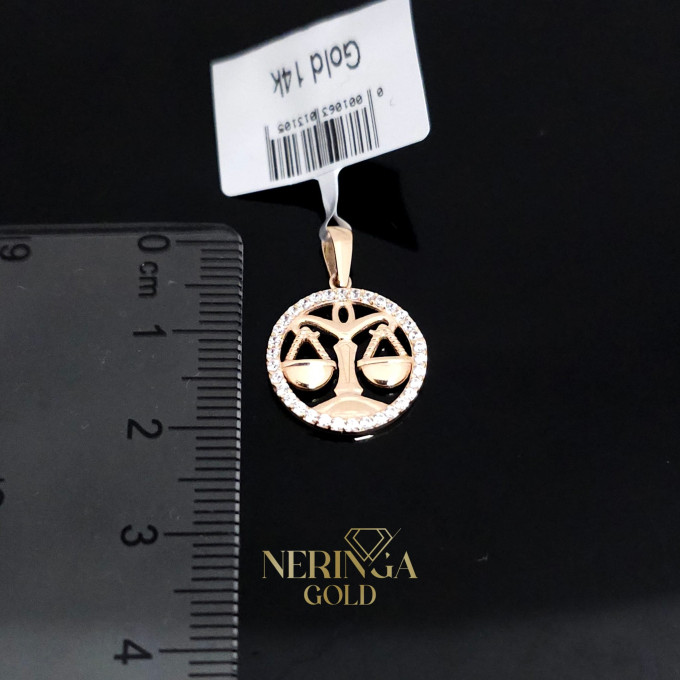 Rose gold zodiac sign pendant #59845 Rose gold zodiac sign pendant #59845