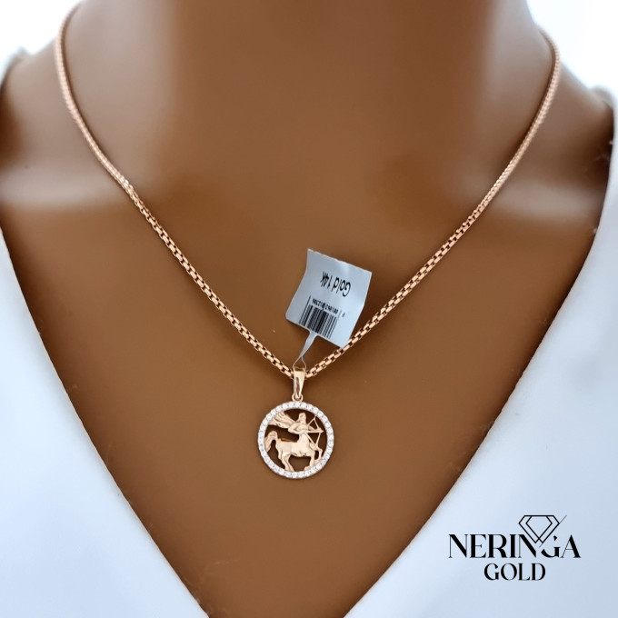 Rose gold zodiac sign pendant #59861 Rose gold zodiac sign pendant #59861