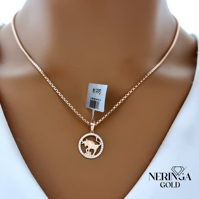 Rose gold zodiac sign pendant #59849 Rose gold zodiac sign pendant #59849