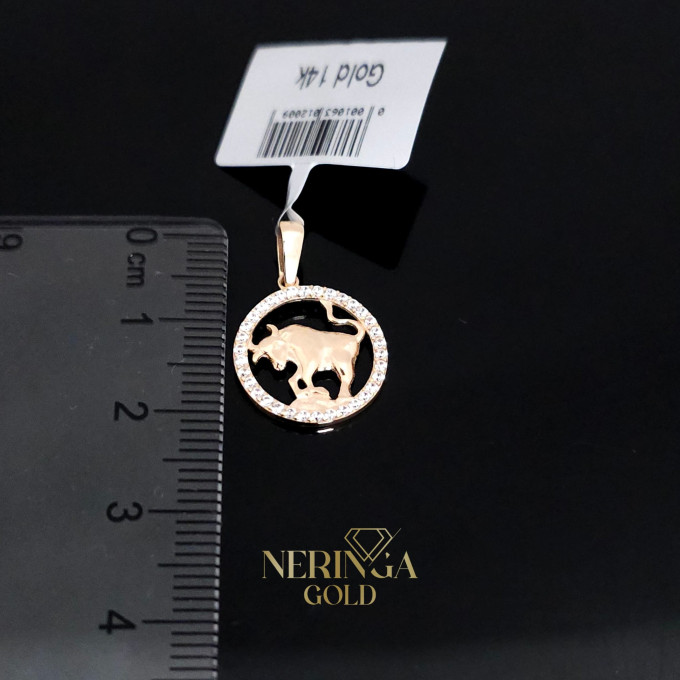 Rose gold zodiac sign pendant #59849 Rose gold zodiac sign pendant #59849