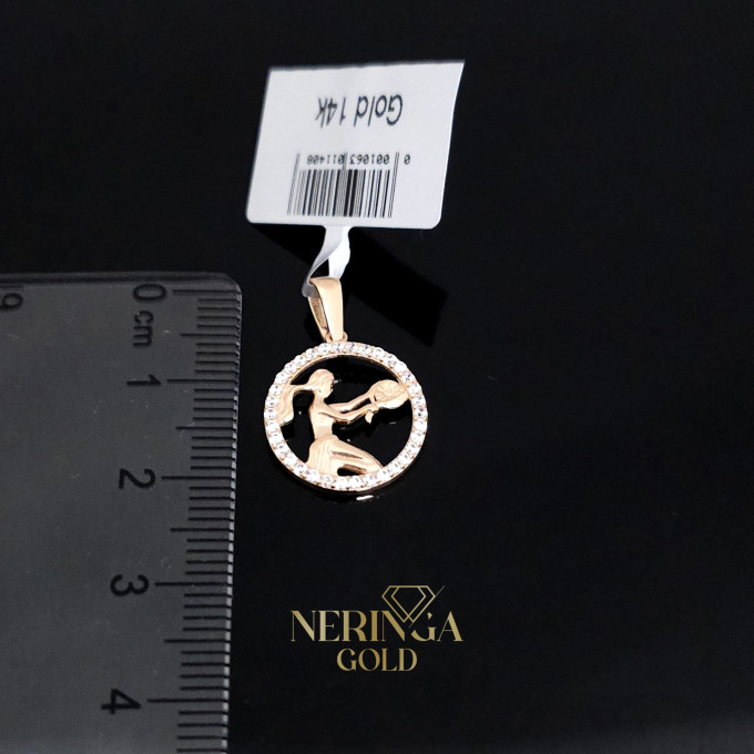 Rose gold zodiac sign pendant #59846 Rose gold zodiac sign pendant #59846