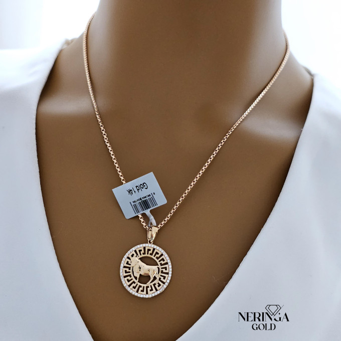 Rose gold zodiac sign pendant #61567 Rose gold zodiac sign pendant #61567