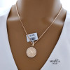 Rose gold zodiac sign pendant #61576