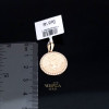 Rose gold zodiac sign pendant #61576