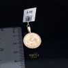 Rose gold zodiac sign pendant #61574