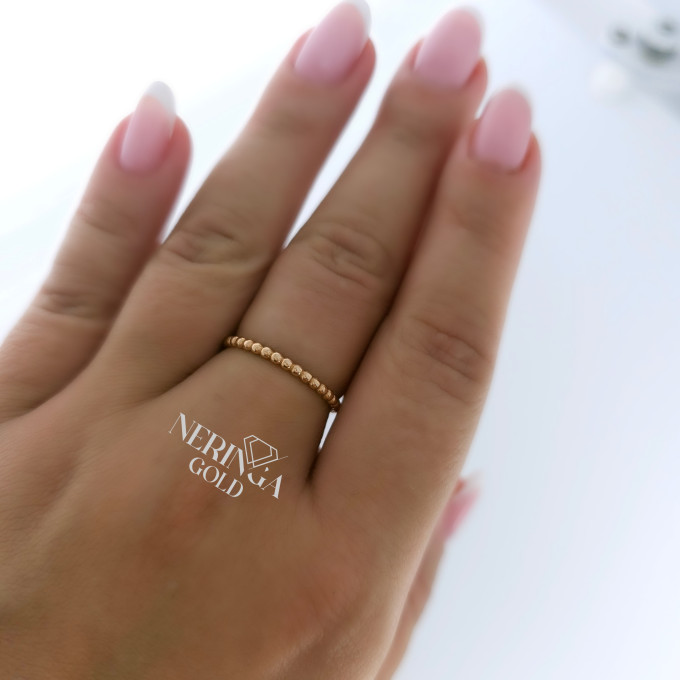 Rose gold women's ring #61457 Rose gold women's ring #61457