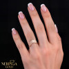 Rose gold women's ring #65024
