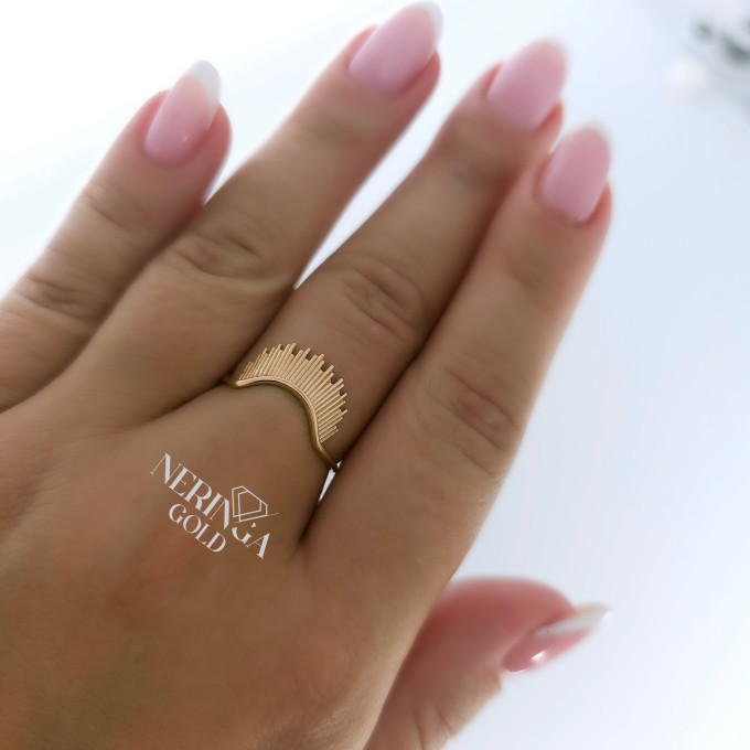 Rose gold women's ring #63085 Rose gold women's ring #63085